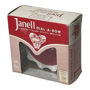 Janell Dial-A-Bow Make Your Own Bows Mid Century Complete